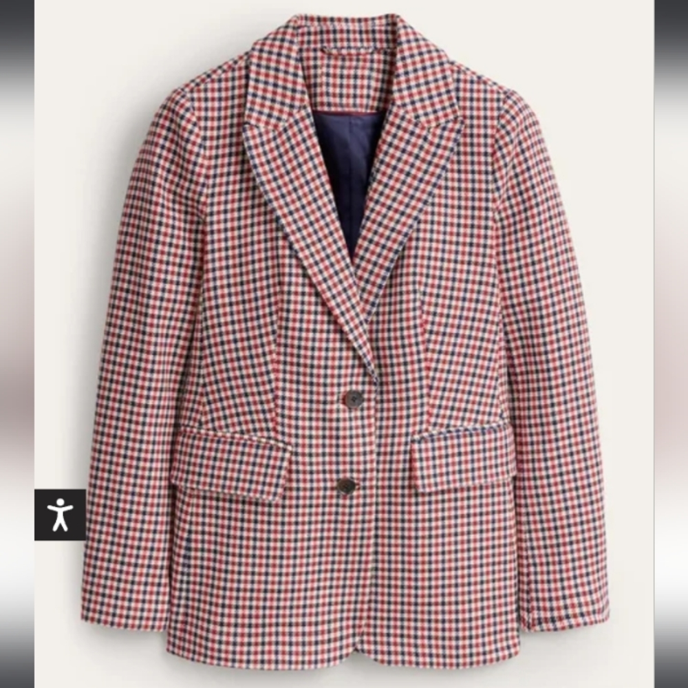 Boden The Brighton Check Blazer